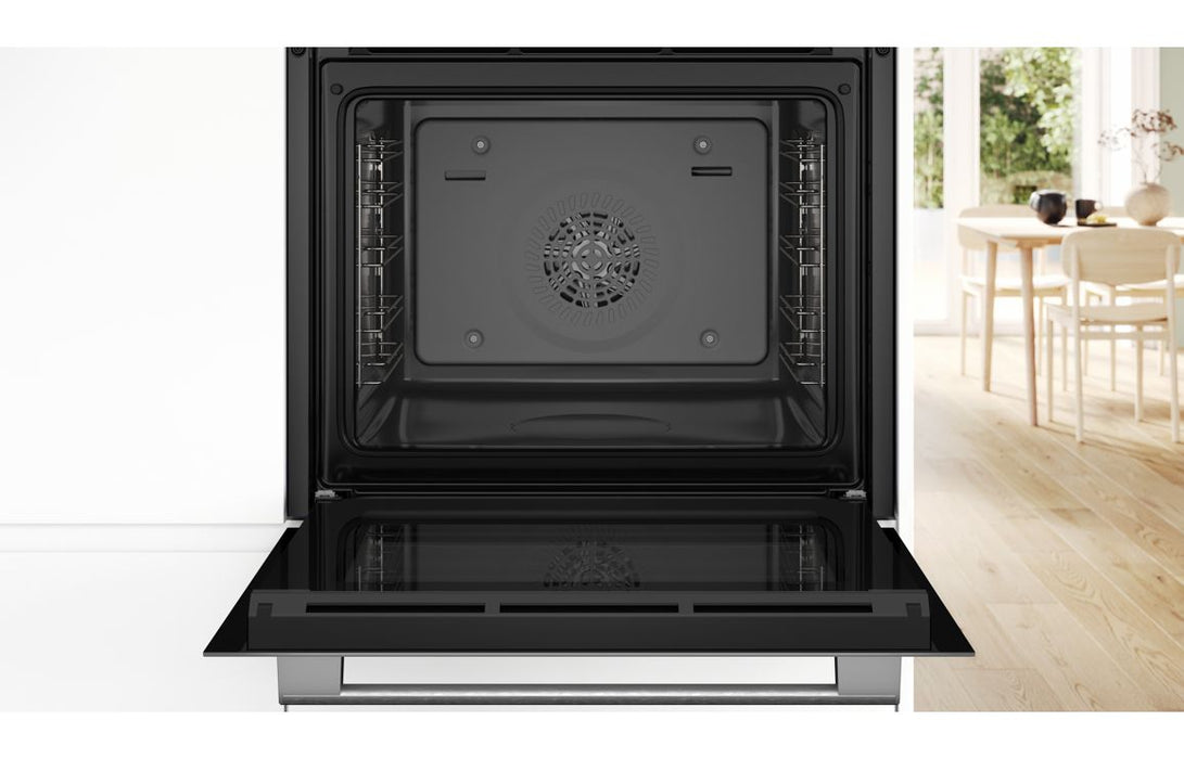 Bosch Series 4 HQA534BW3B Single Electric Oven w/Added Steam - White