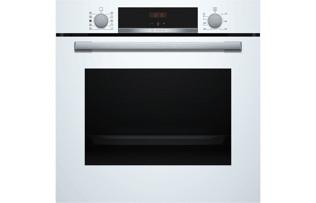 Bosch Series 4 HQA534BW3B Single Electric Oven w/Added Steam - White