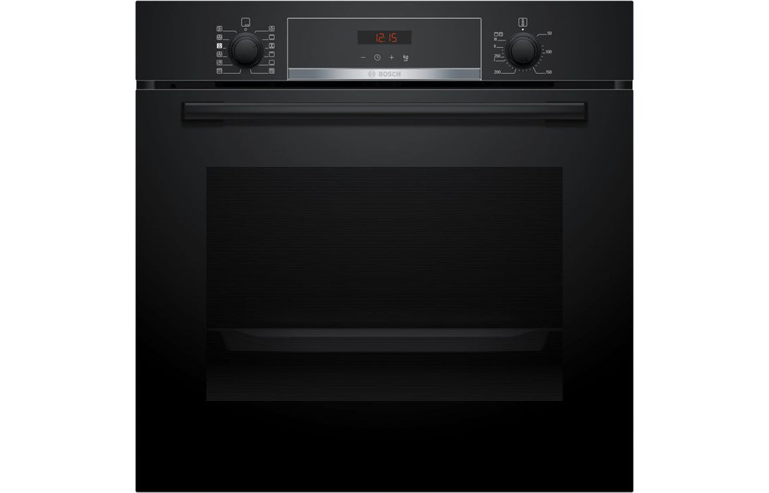 Bosch Series 4 HQA574BB3B Single Pyrolytic Oven w/Added Steam - Black