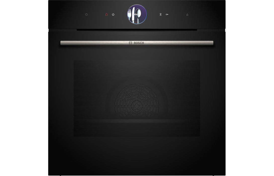 Bosch Series 8 HSG7364B1B Single Electric Oven w/Steam - Black