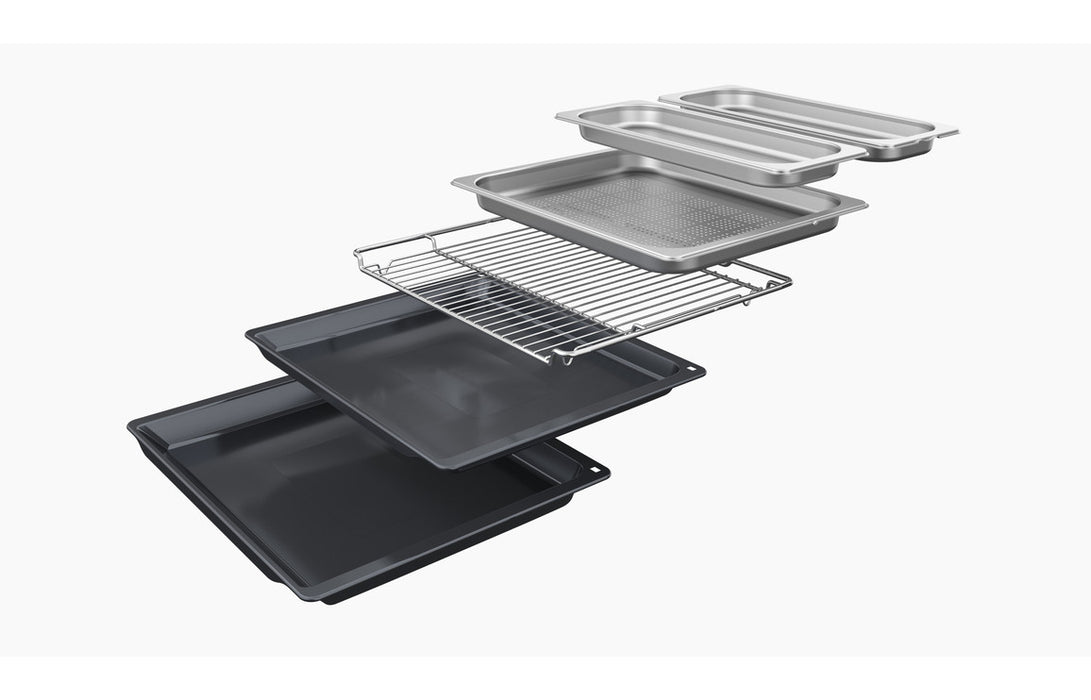 Bosch Series 8 HSG7584B1 Single Electric Oven w/Steam - Black