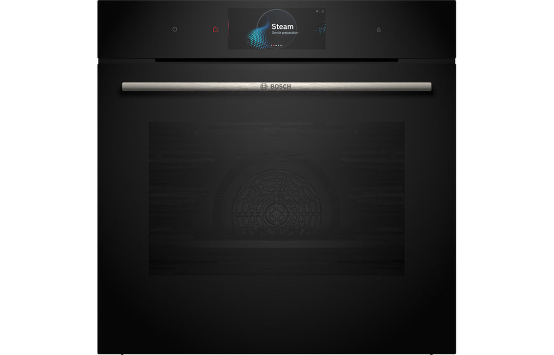 Bosch Series 8 HSG7584B1 Single Electric Oven w/Steam - Black