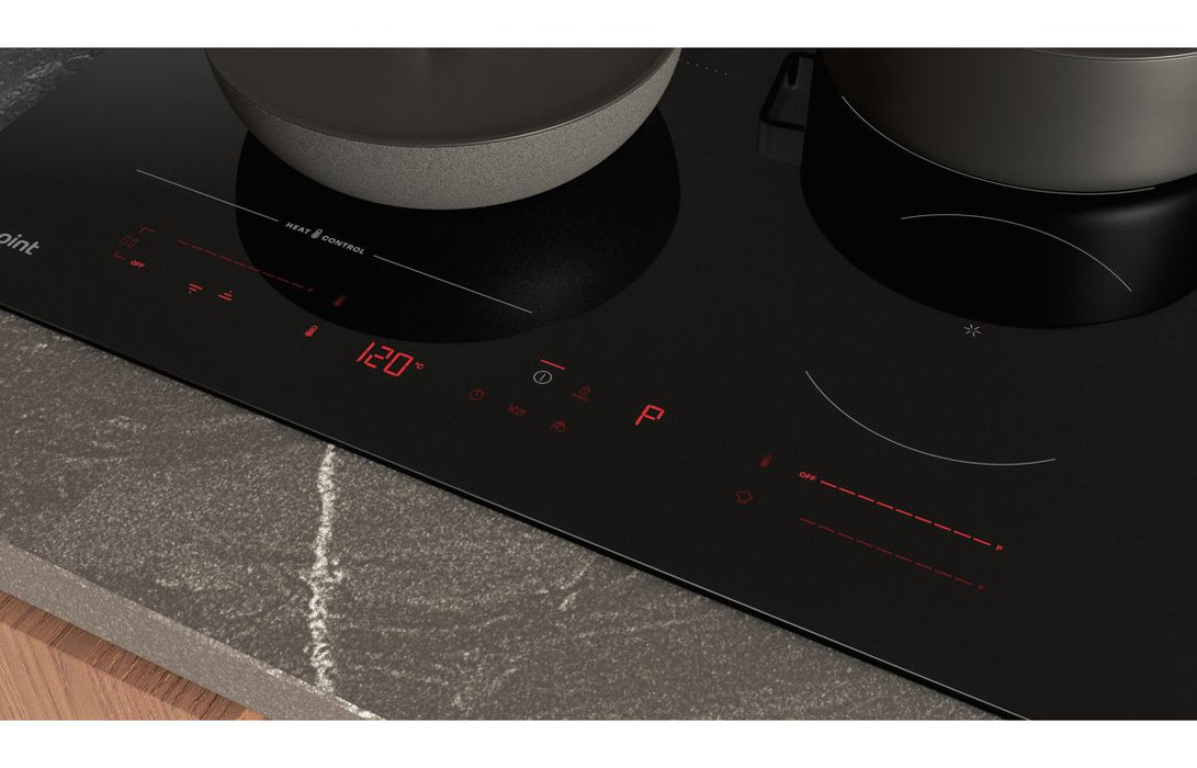 Hotpoint HTX6014DCF 60cm Flex Induction Hob - Black