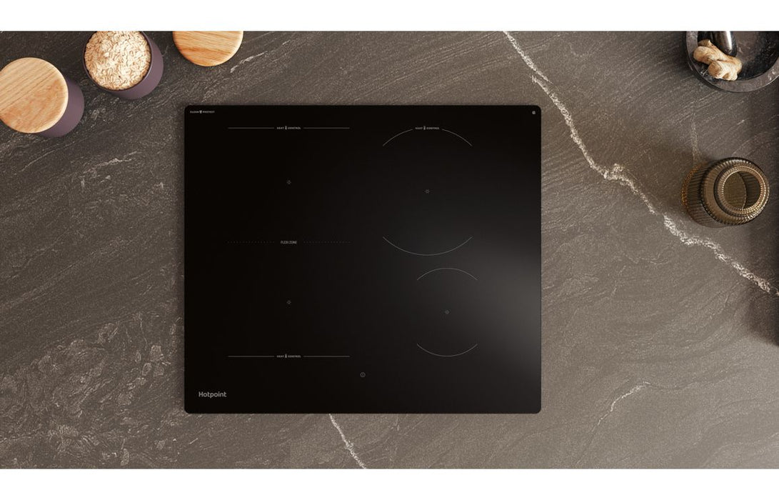 Hotpoint HTX6014DCF 60cm Flex Induction Hob - Black