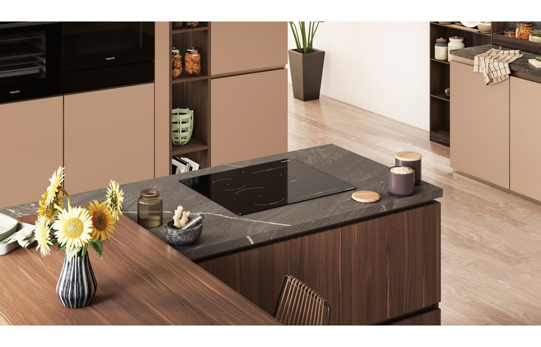 Hotpoint HTX6014DCF 60cm Flex Induction Hob - Black