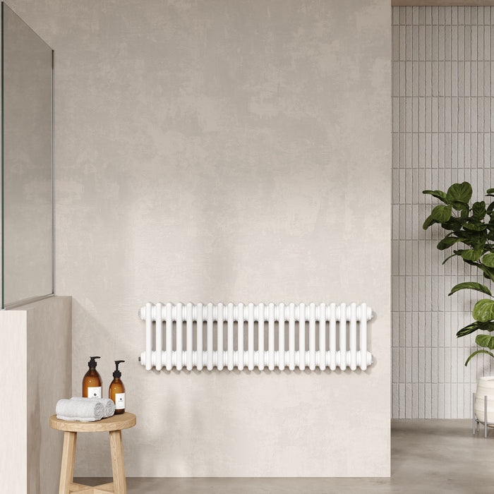 Colosseum White 1000mm x 300mm Vertical Column Radiator