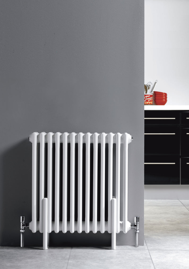 Colosseum White 605mm x 600mm Vertical Column Radiator