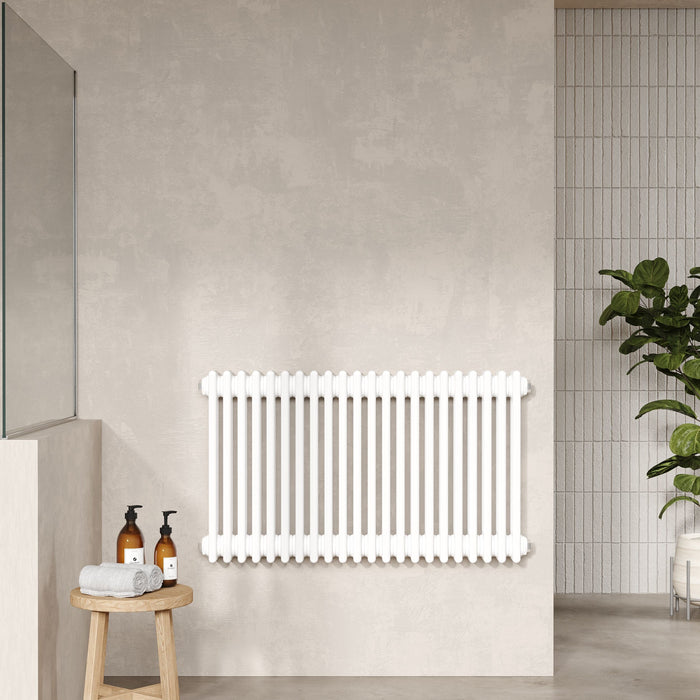 Colosseum White 1000mm x 600mm Vertical Column Radiator