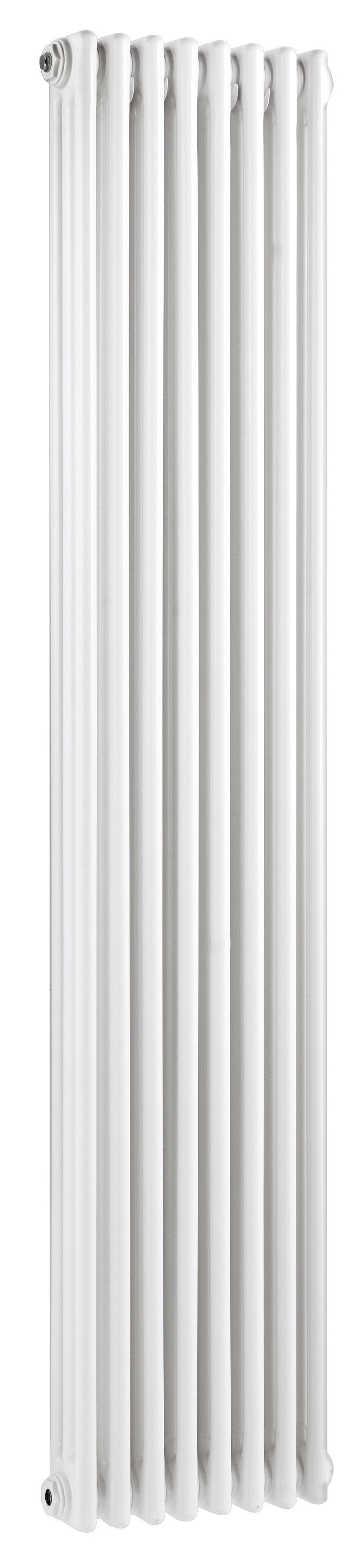 Colosseum White 1800mm x 376mm Vertical Column Radiator