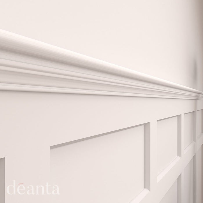 Deanta Hampton White Primed Wall Panelling