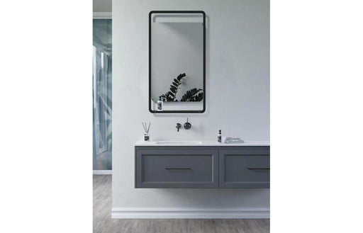 Hana 500mm Rectangle Mirror w/Shelf