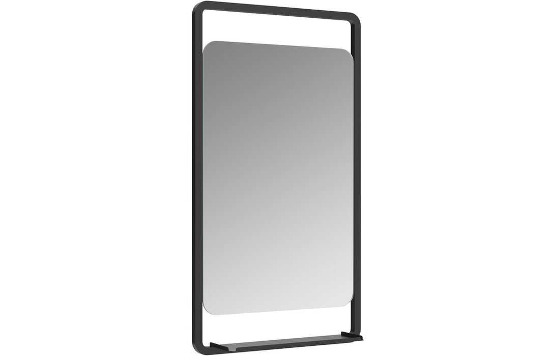 Hana 500mm Rectangle Mirror w/Shelf