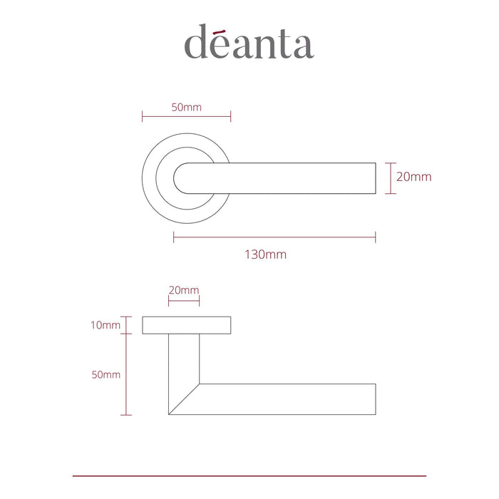 Deanta Ares Polished Chrome Handle