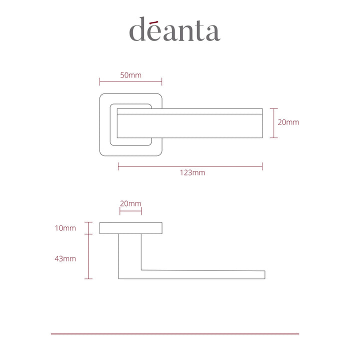 Deanta Invictus Matt Satin Black Handle