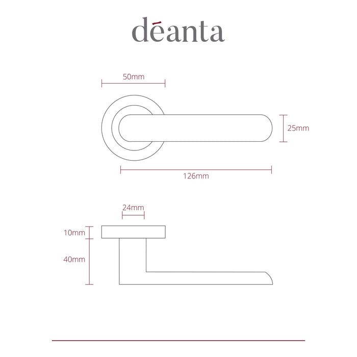 Deanta Parga Polished Chrome Handle