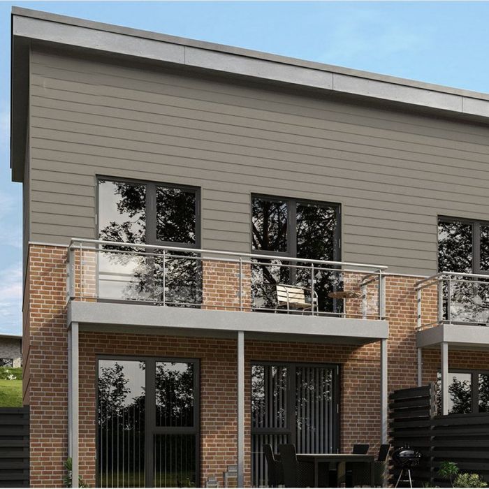 Hardie Plank- Monterey Taupe Lifestyle