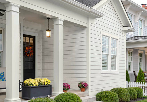 Hardie Plank Arctic White Lifestyle 