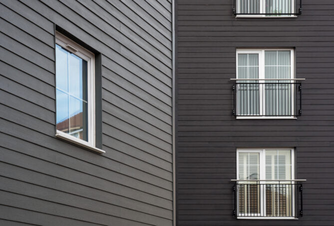 Hardie Plank Grey Slate Lifestyle