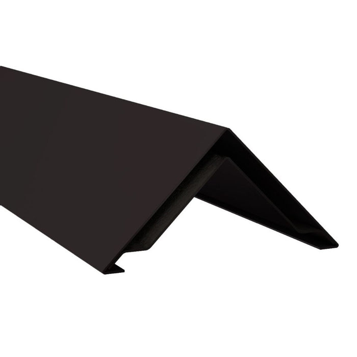 Hardie VL Plank 2-part Corner Profile in Midnight Black