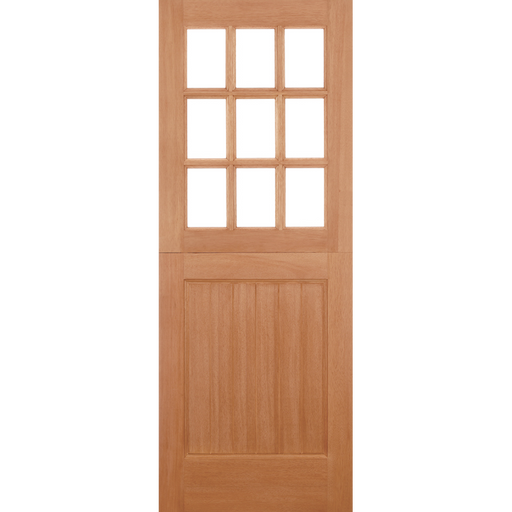 HARDWOOD STABLE STRAIGHT TOP UNGLAZED 9L M&T