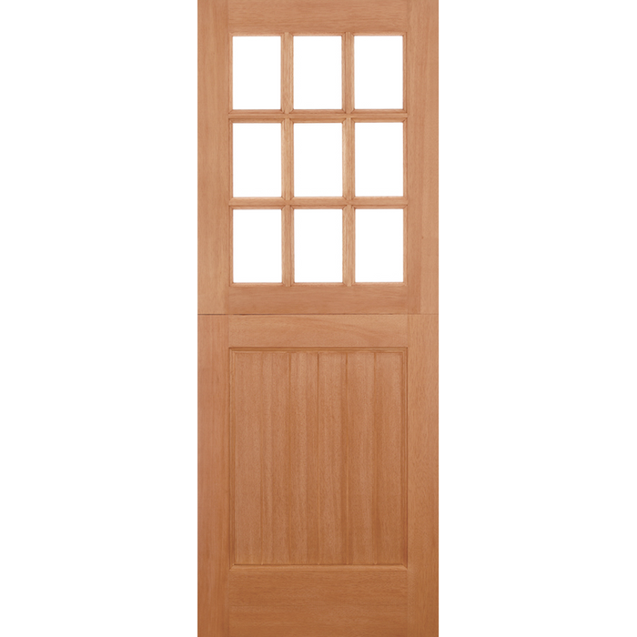 HARDWOOD STABLE STRAIGHT TOP UNGLAZED 9L M&T