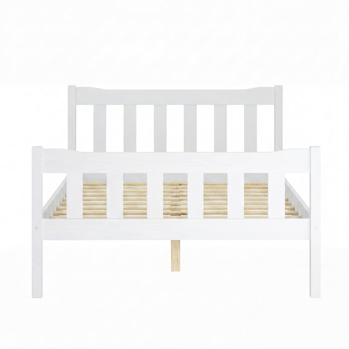 Havana White King Bed