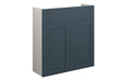 Haven 600mm Slim Basin Unit - Matt Arley Blue
