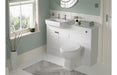 Haven 600mm Slim Basin Unit - Matt White