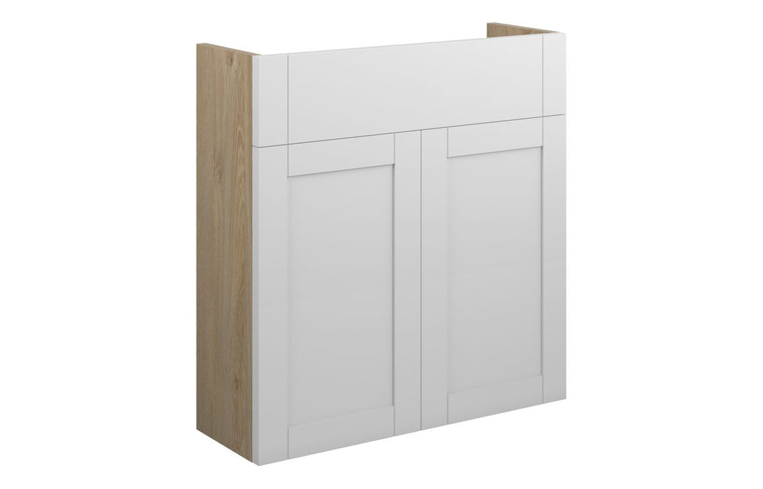 Haven 600mm Slim Basin Unit - Matt White
