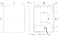 Hiro Rectangle Back-Lit LED Mirror