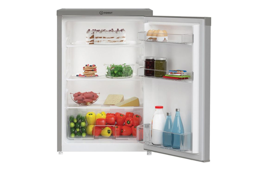 Indesit I55R1 112S UK F/S Under Counter Larder Fridge - Silver