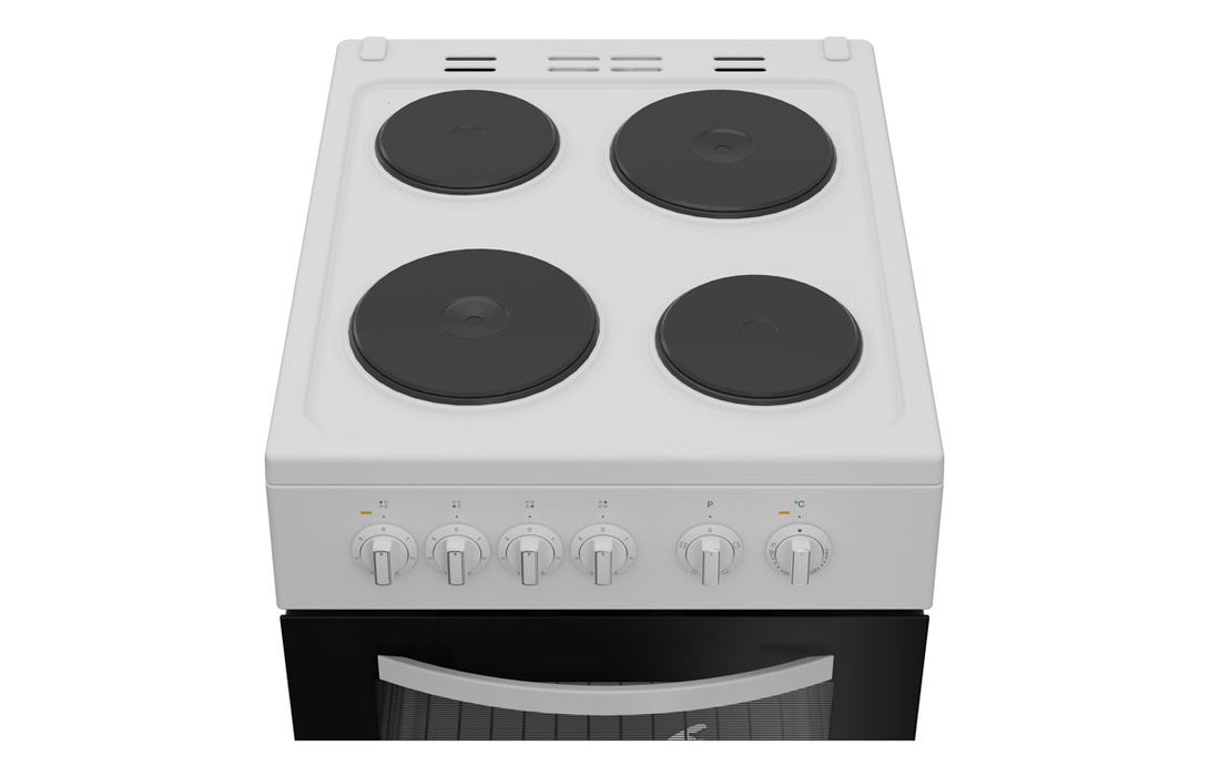 Indesit I5E3KMW Slim Single Electric Cooker - White