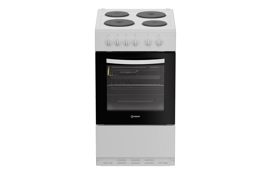 Indesit I5E3KMW Slim Single Electric Cooker - White