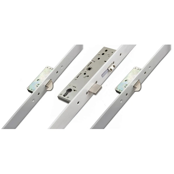 Era 45/92 2 Hook Composite Door Lock C/W White Faceplate