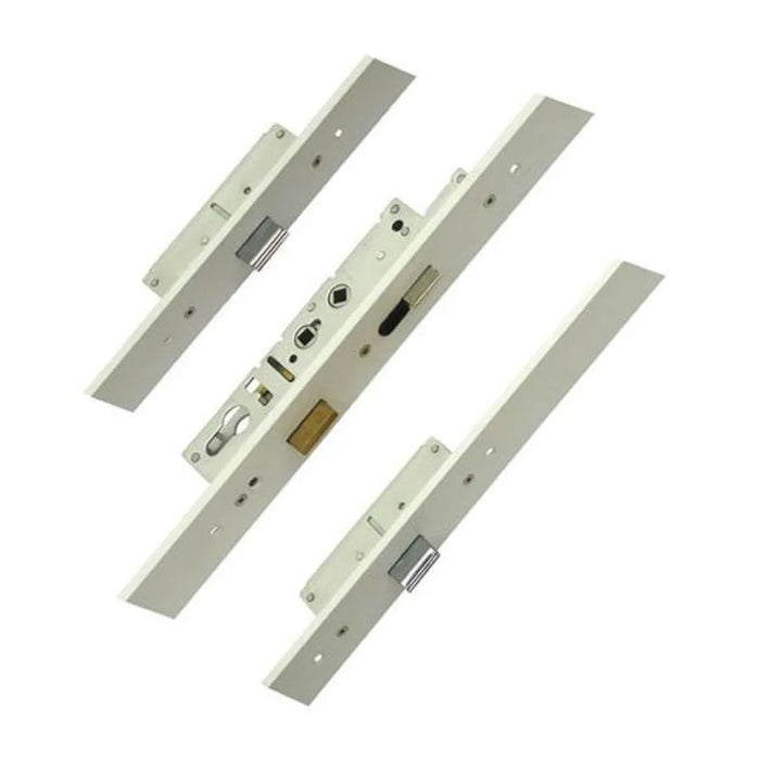 Fullex 45/92 Crime Beater 3 Dead Bolt S/Spindle C/W White Cover Strip