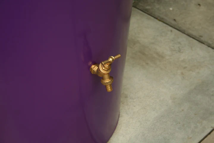 180 Litres Water Butt Planter Purple - The City