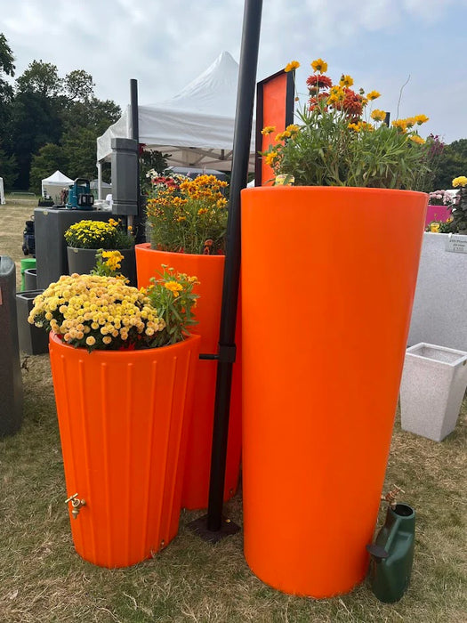 Mini Cosmo Water Butt Planter in Orange