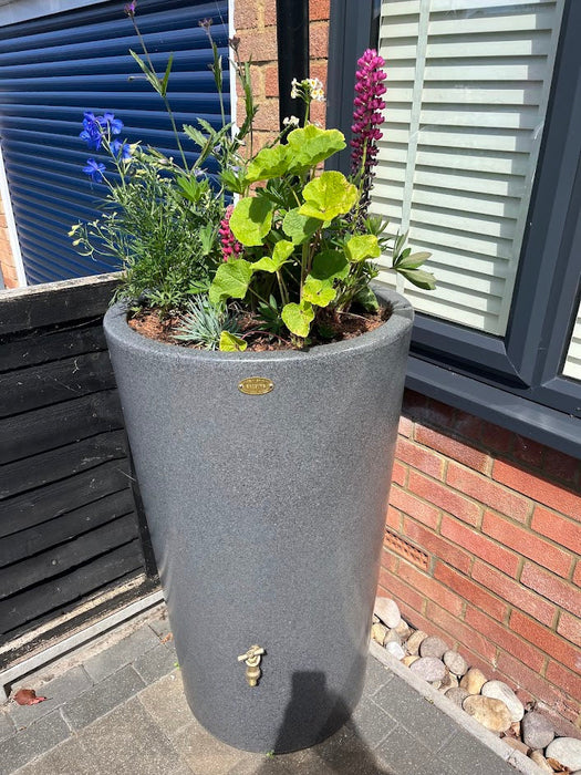 180 Litre Water Butt Planter Millstone - City