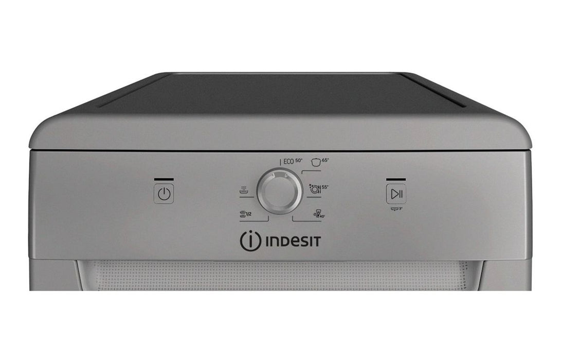 Indesit IN2FE10CS90SUK F/S 10 Place Slim Dishwasher - Silver