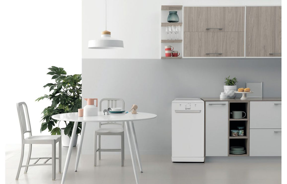 Indesit IN2FE10CS90WUK F/S 10 Place Slim Dishwasher - White