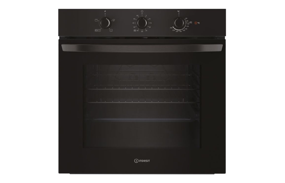 Indesit IO 232H B UK Single Electric Oven - Black