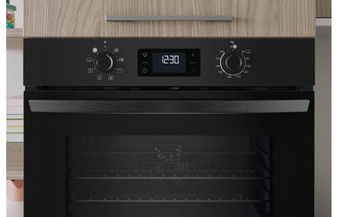 Indesit IO 253 B UK Single Electric Oven - Black