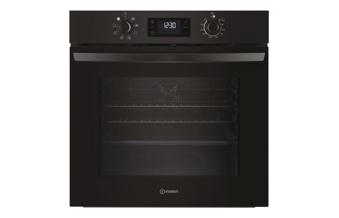 Indesit IO 253 B UK Single Electric Oven - Black