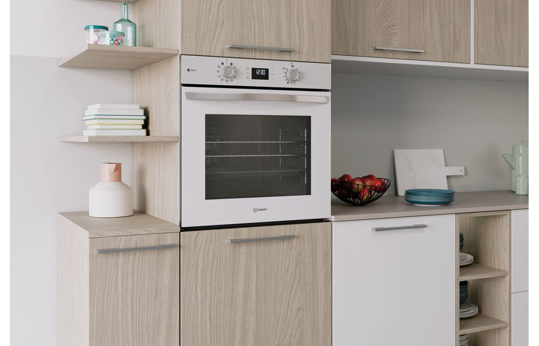Indesit IO 258HS W UK Single Electric Oven - White