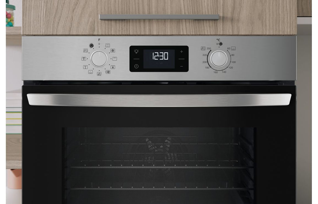 Indesit IO 258HU X UK Single Electric Oven - St/Steel