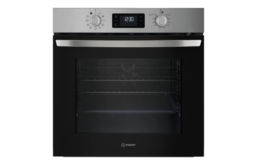 Indesit IO 278P1 X UK Single Pyrolytic Oven - St/Steel