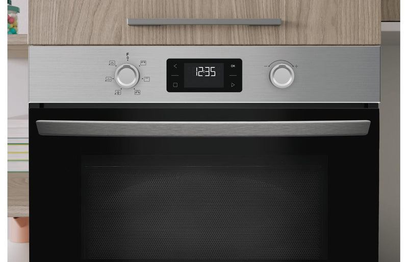 Indesit IP 252R XUK B/I 900W Microwave & Grill - St/Steel