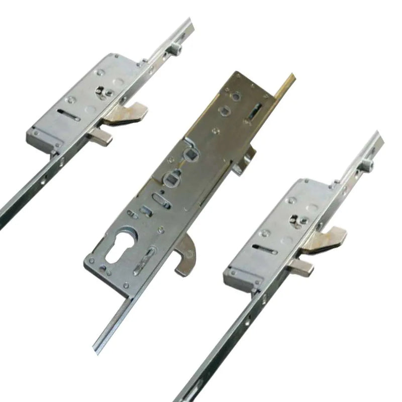 Lockmaster PL143HK-19 UNSPRUNG 35/92 Latch & Hook 3 Hook 4 Roller Ext Silver