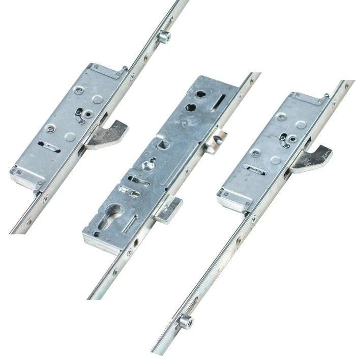 Lockmaster Pls45 2 Hook 2 Roller 35mm 92mm Extendable Silver Triklad (Outbound Rollers)