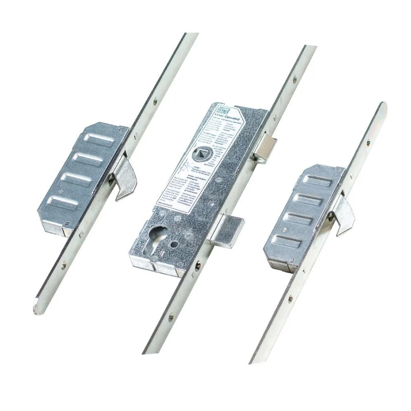 Winkhaus 2 Hook Door Lock 45mm Backset 20mm Faceplate Radius Ends